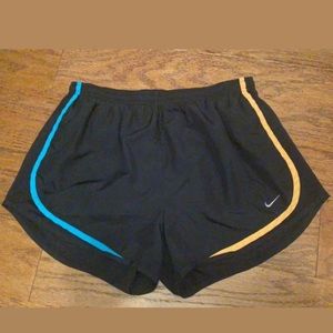 Multi colored Nike black shorts women's